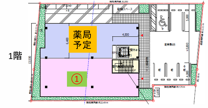 足立区東保木間医療モールの画像